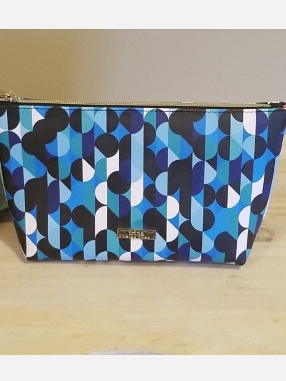 Trina Turk Geometric Cosmetic Pouch